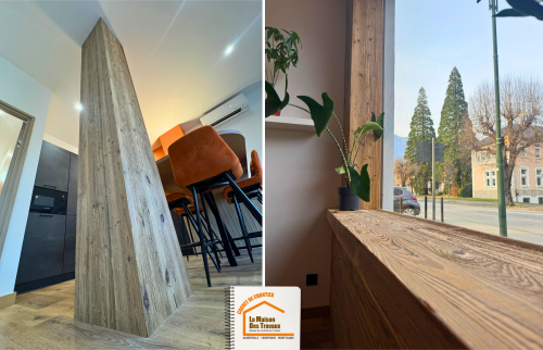 habillage bois Albertville Moûtiers, menuiserie sur mesure Albertville, décoration bois Moûtiers, artisan bois Albertville, rénovation intérieure Albertville Moûtiers