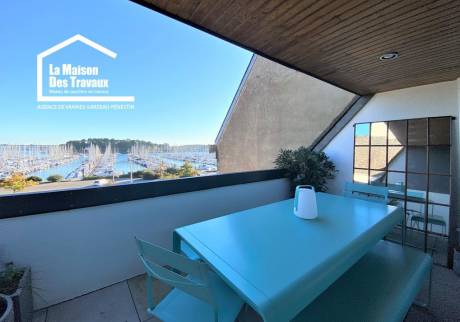 Terrasse vue mer Golfe du Morbihan