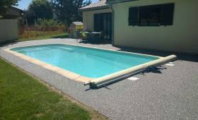 Rénovation d'une plage de piscine à Annecy