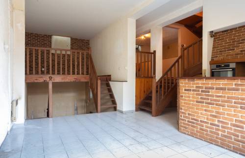 Avant ouverture du mur porteur à droite