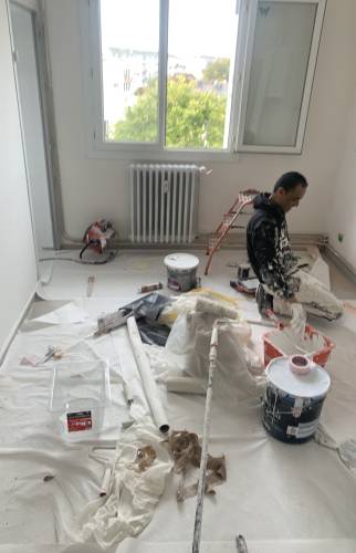 Travaux sol cuisine - Pose et préparation des sols pour la rénovation