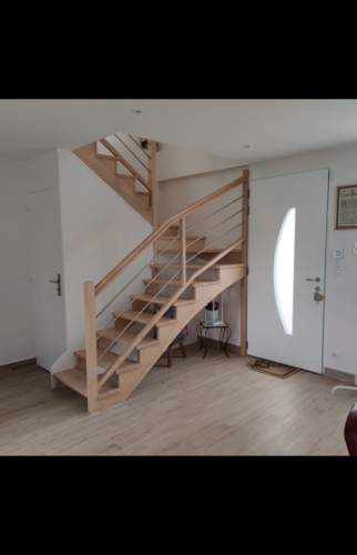 Fabrication et pose d'un escalier sur mesure à Orsay (91400)