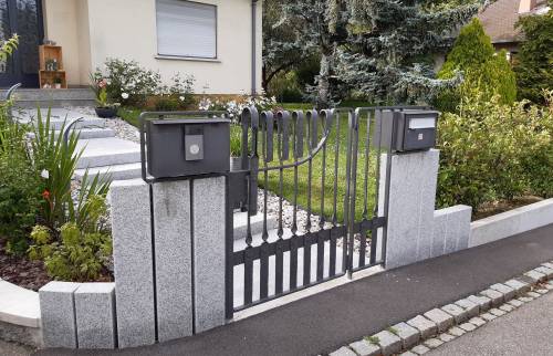 Portillon, granit, aménagement exétieur à Riedisheim