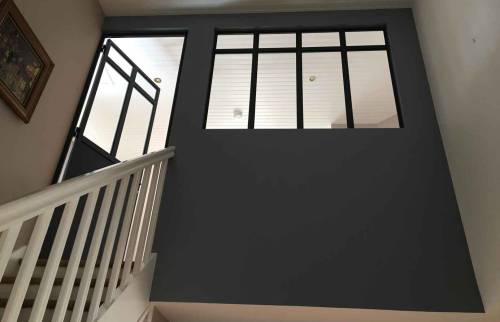 Installation d'une verrière d'atelier 