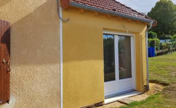 Extension terminée façade jardin