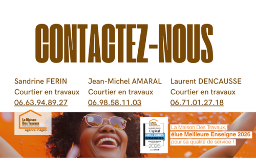 Courtier en travaux à Agen La Maison Des Travaux accompagne vos projets de rénovation électrique et climatisation au Passage 47520 avec des artisans fiables et un suivi complet.