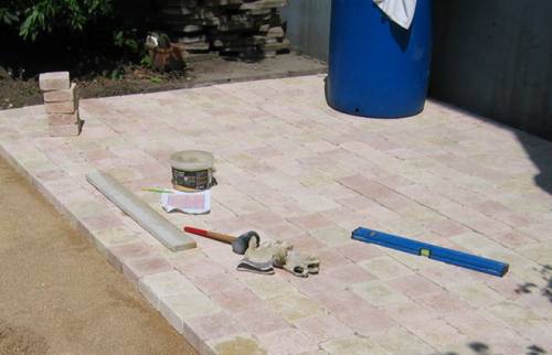 cour pavée - travaux maçonnerie