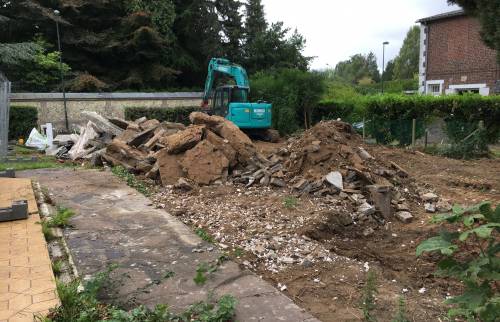 Terrassement maison neuve La Maison des Travaux Rouen 2