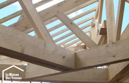  Création d'une charpente suite à un rénovation d'une dépendance