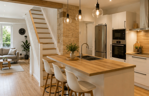 Rénovation maison artisan à Amboise 37400