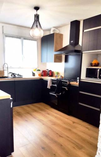 Cuisine parquet traditionnel