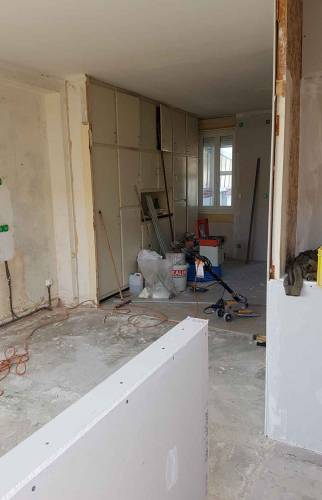 pendant les travaux de rénovation amiens