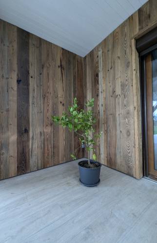 pose loggia dans une maison