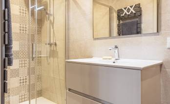Salle de douche terminée