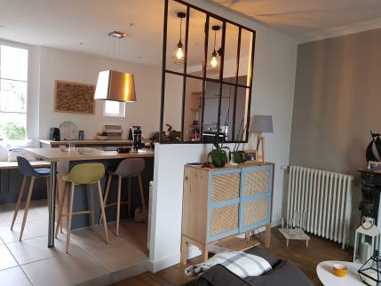 Rénovation d'appartement avec cuisine ouverte sur le séjour - Les Arcs 83