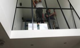 Création d'une mezzanine avec verrière atelier à Asnières