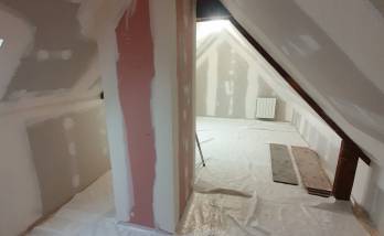 Aménagement des combles terminé