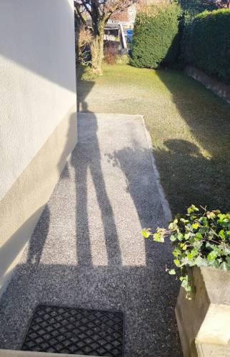 Création d’un pourtour de maison en béton désactivé à Thonon-les-Bains