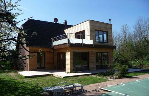 Extension bois sur 2 niveaux à Sierentz