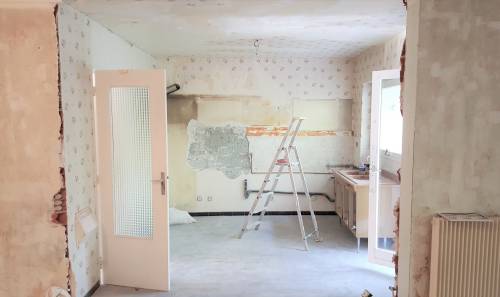 Rénovation Cuisine Lyon 3 - Travaux en Cours