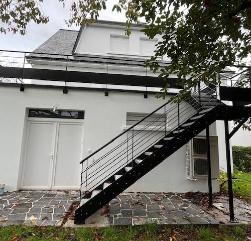 Ravalement de façade après travaux - Nantes (44)