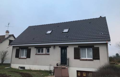 Façade avant rénovée
