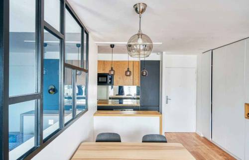 rénovation d'un appartement Paris - cuisine - La Maison Des Travaux Paris 16