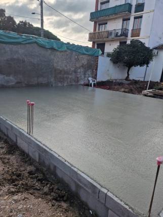 Dalle en béton de support à la construction de garage - Montauban 82000