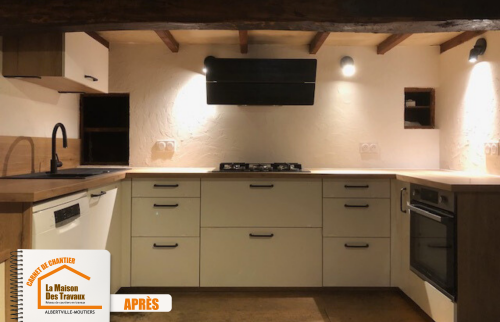 rénovation cuisine Savoie, cuisiniste Savoie, travaux, devis cuisine, Queige, travaux Savoie, devis travaux Savoie