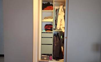 Création de dressing dans un cagibi - Bourg-en-Bresse 01