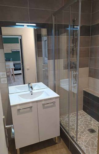 salle de bains rénovée