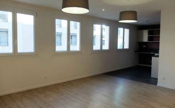 Rénovation complète d'un appartement situé dans Lyon 6° quartier Tête D'Or - vue sur le séjour agrandi