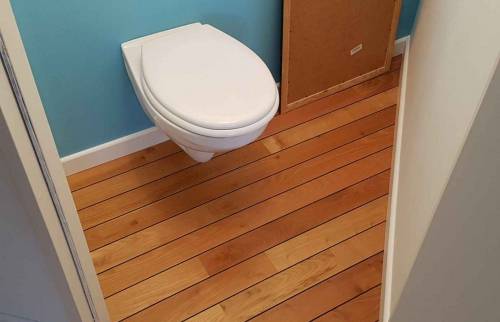 Création de toilettes - Surélévation de 30 m² en ossature bois, à Rezé (44)