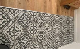 Carrelage effet carreau de ciment - Rénovation Rouen