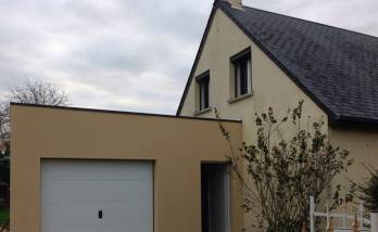 L'extension avec le garage