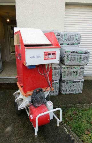 Soufflage de la ouate de cellulose - Caudan (56850)