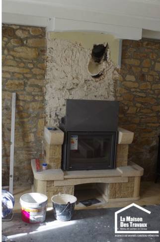 La Maison des Travaux Vannes rénovation de cheminée