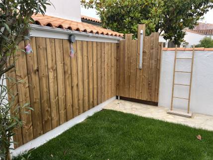 Création douche extérieure Fouras