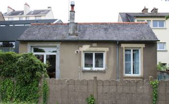 Ravalement de façade d'une maison 