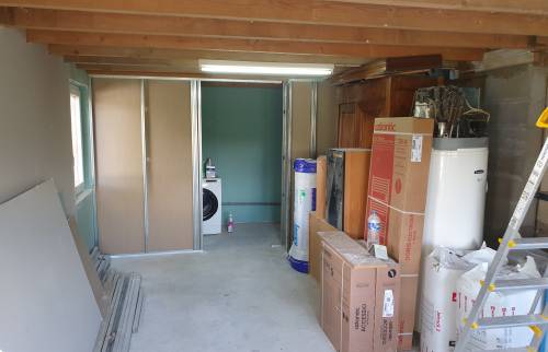 isolation et aménagement garage