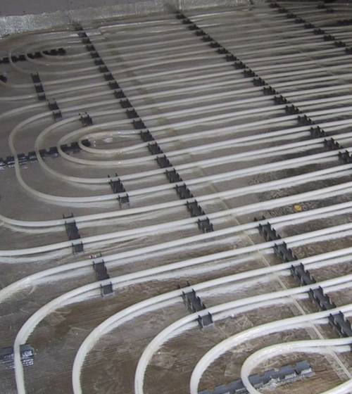 installation chauffage au sol pompe à chaleur