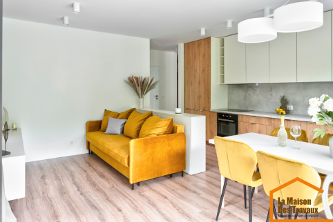 travaux de rénovation d'un appartement