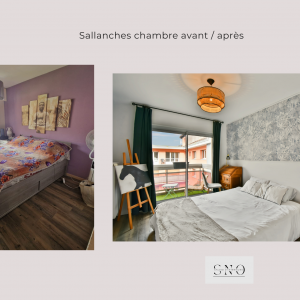 Rénovation chambre à Sallanches - Noémie Simond