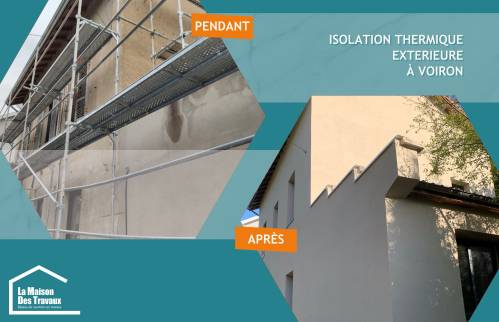avant après ITE Voiron