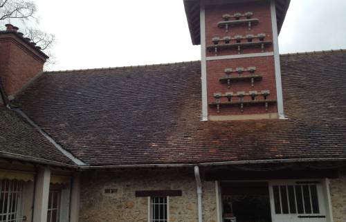 Ancienne couverture avant travaux de réhabilitation près de Crécy-la-Chapelle (77580) 