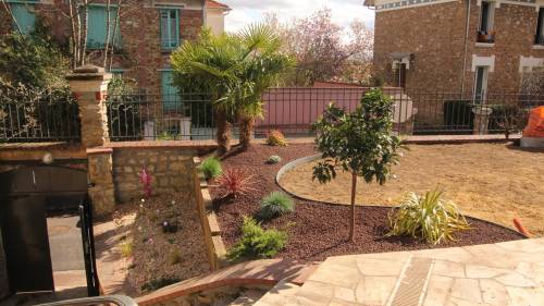 Aménagement de jardin en pente - Cholet 49300