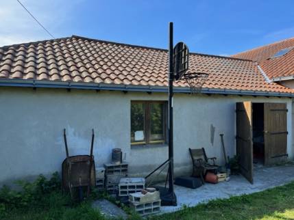 Façade arrière avant travaux de rénovation de maison - Nantes 44