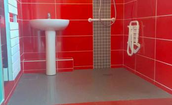 Création salle d'eau handicapé - espace toilettes - Saint-Briac