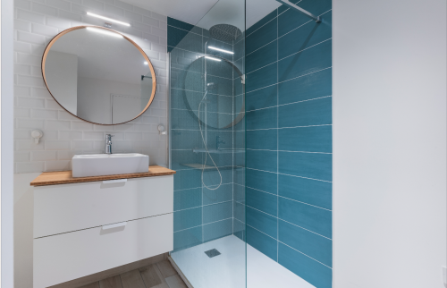 Création d'une salle de bain parentale