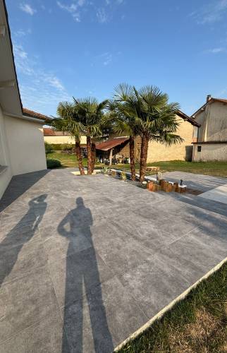 Création de terrasse en béton à Vienne